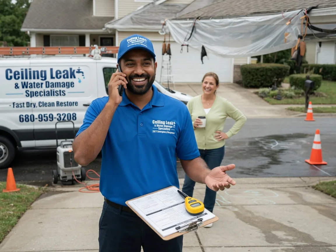 Ceiling Leak Cleanup Taos, NM FAQs